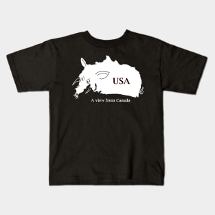 A funny map of the USA 4 Kids T-Shirt